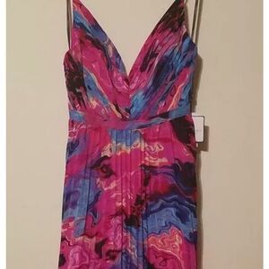 Laundry by Shelli Segal Halter Maxi Dress size 8 NWT